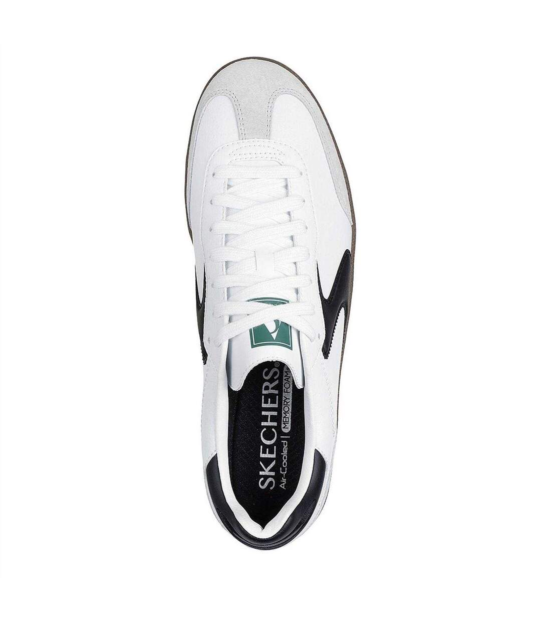 Baskets Hotshot Homme Blanc Noir Skechers-3