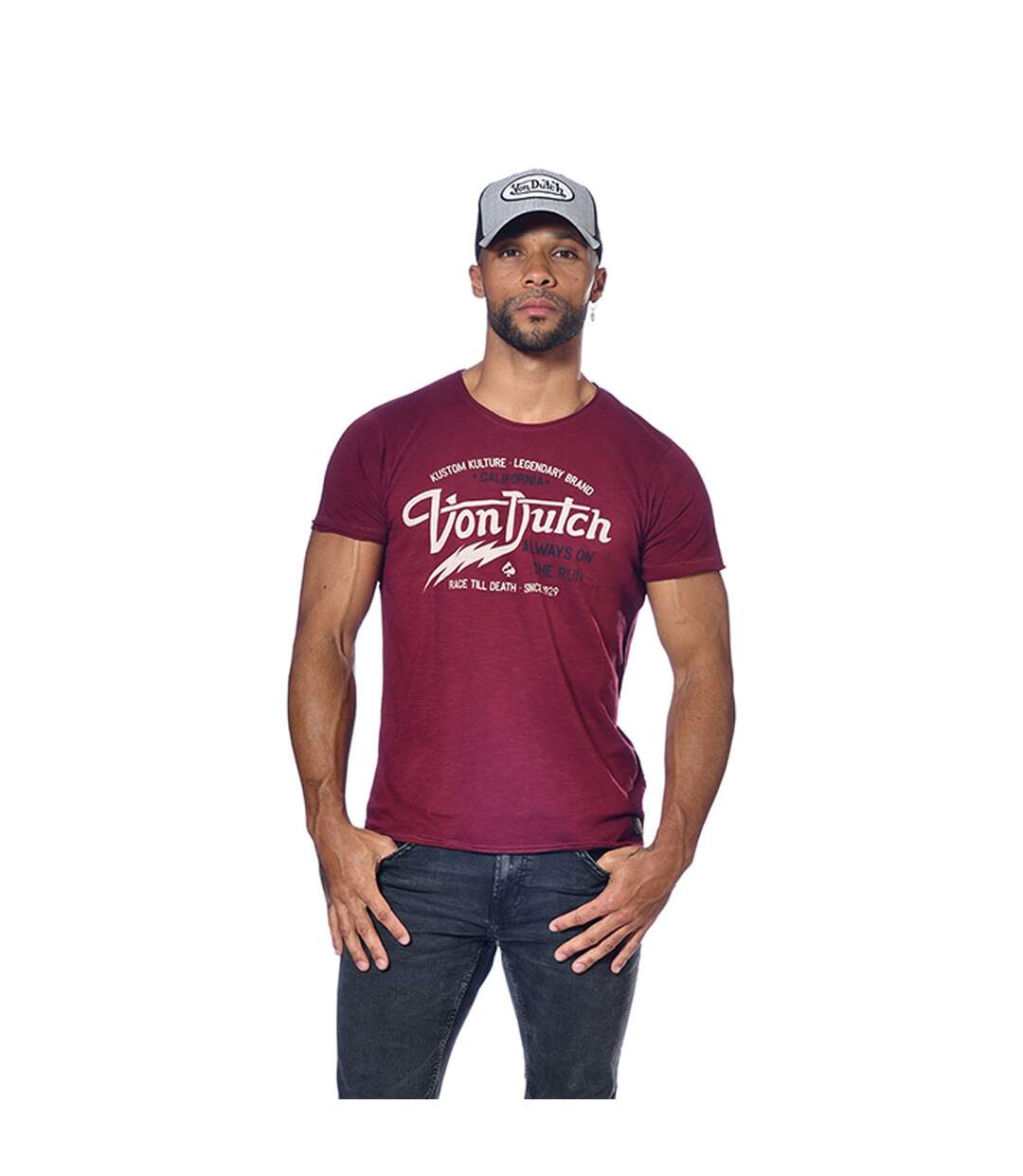 Tee Shirt Homme 100% Coton, T shirt Homme Regular, Respirant et Doux