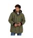 Parka Motif/style Uni Homme Vert Kaki Minoti-1