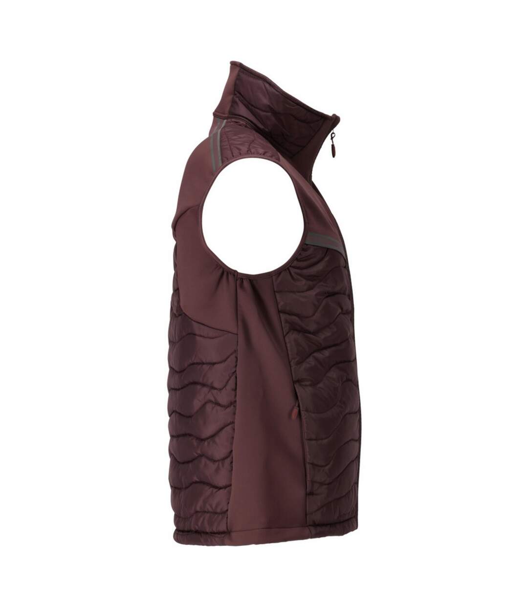 Mens Customised Cli Thermal Gilet Bordeaux Mascot-3