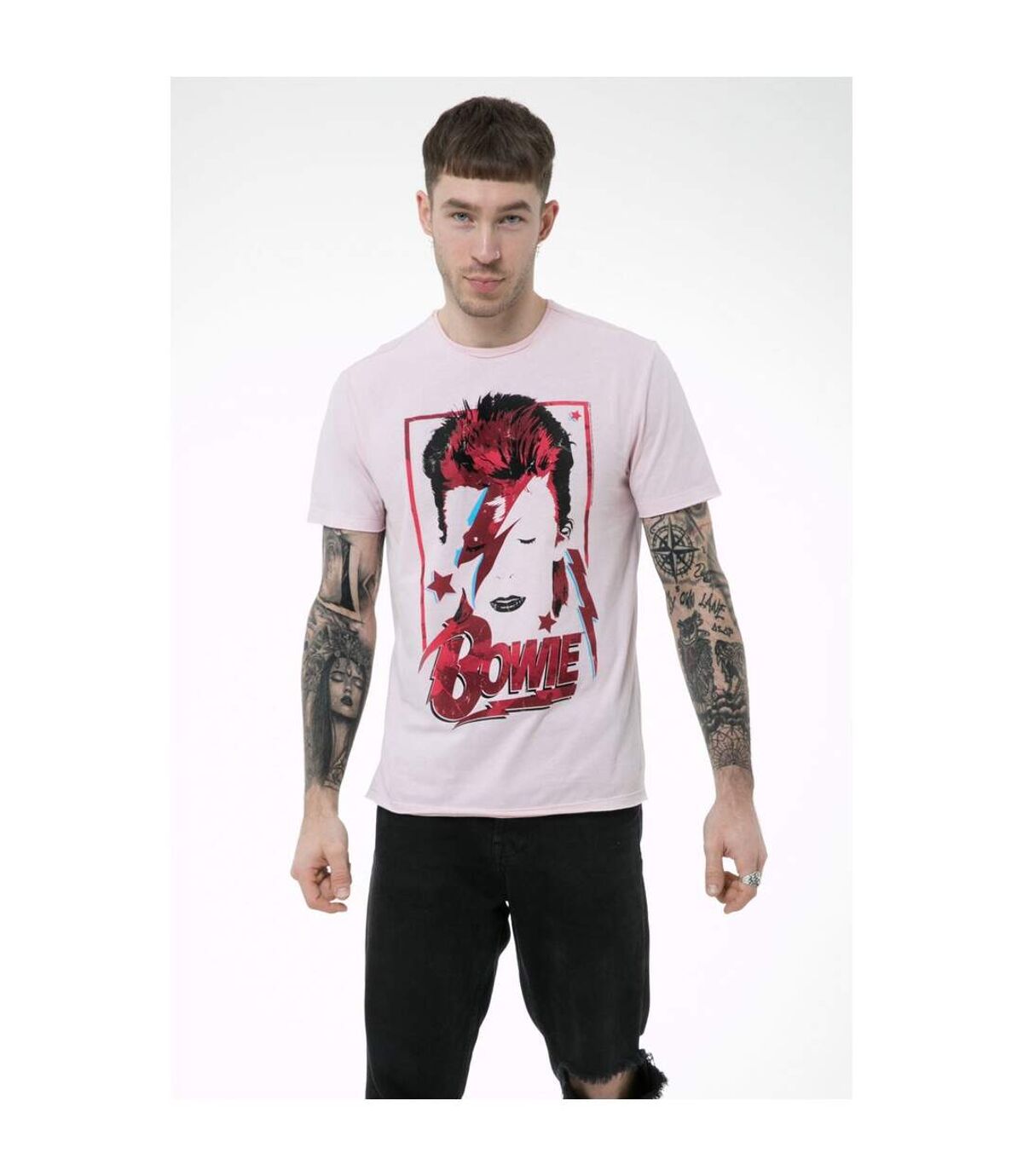Amplified - T-shirt ALADDIN SANE - Adulte (Rose) - UTGD302