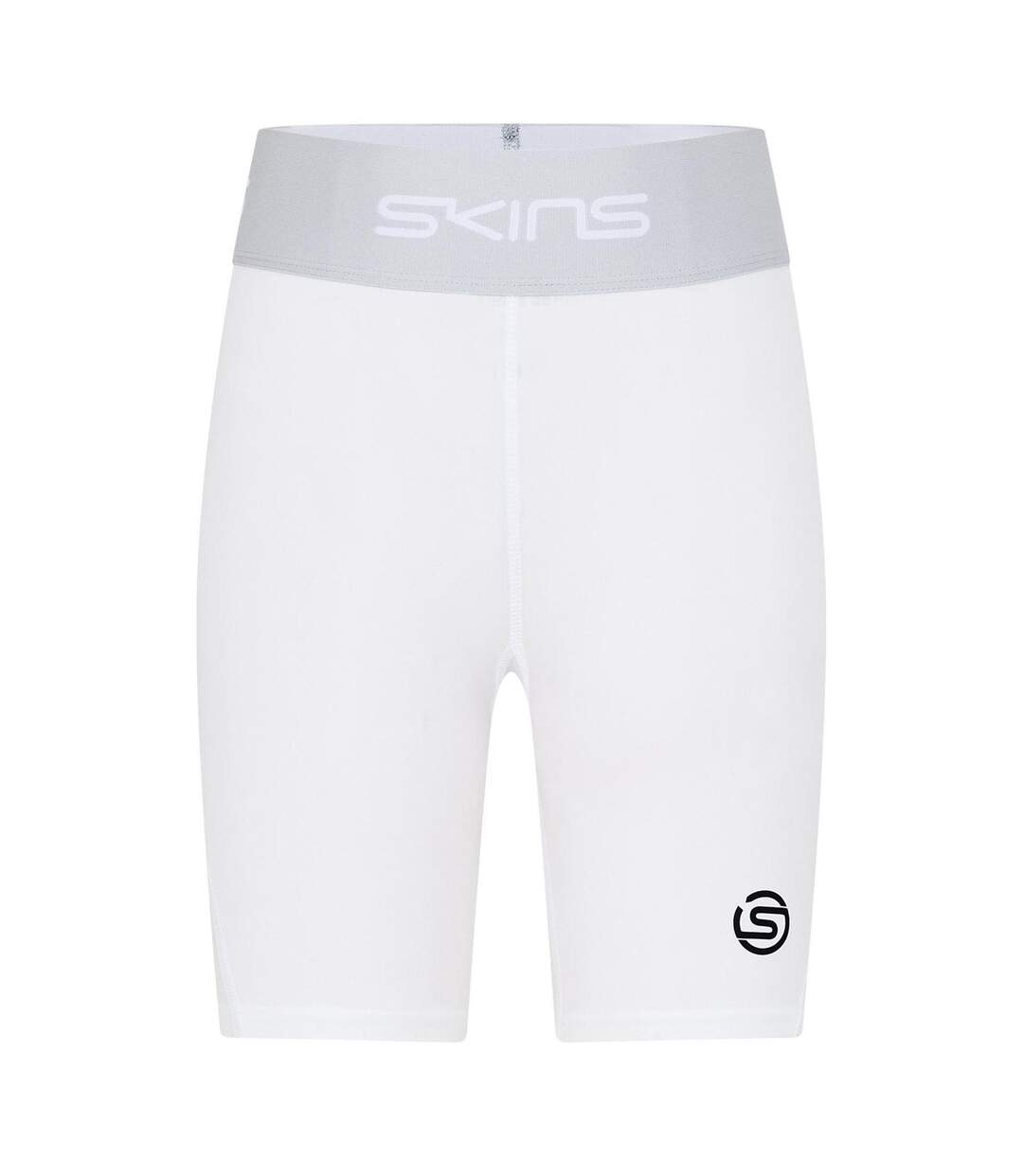 Womens/ladies Series-1 Compression Shorts White Skins-1