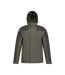 Mens District Extreme 3 In 1 Waterproof Jacket Khaki Green Mountain Warehouse-1