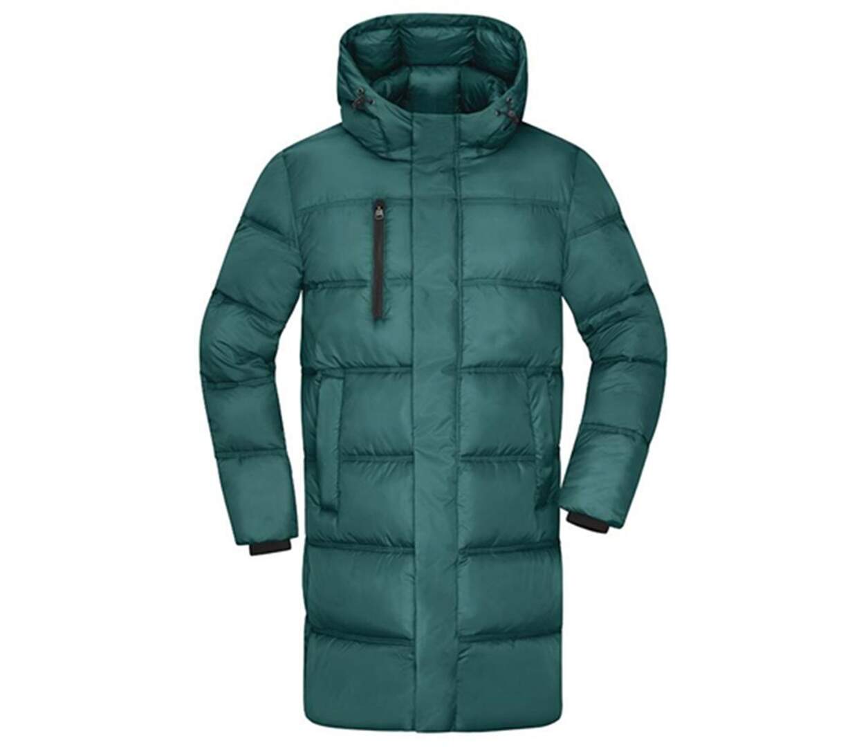 Doudoune longue - Homme - JN1368 - vert fumé-1