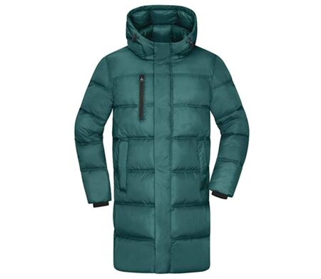 Doudoune longue - Homme - JN1368 - vert fumé