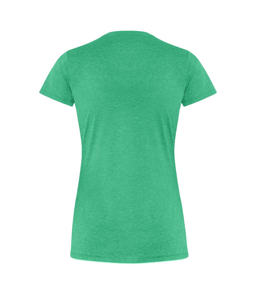 T-shirt à manches courtes femme vert chiné SOLS