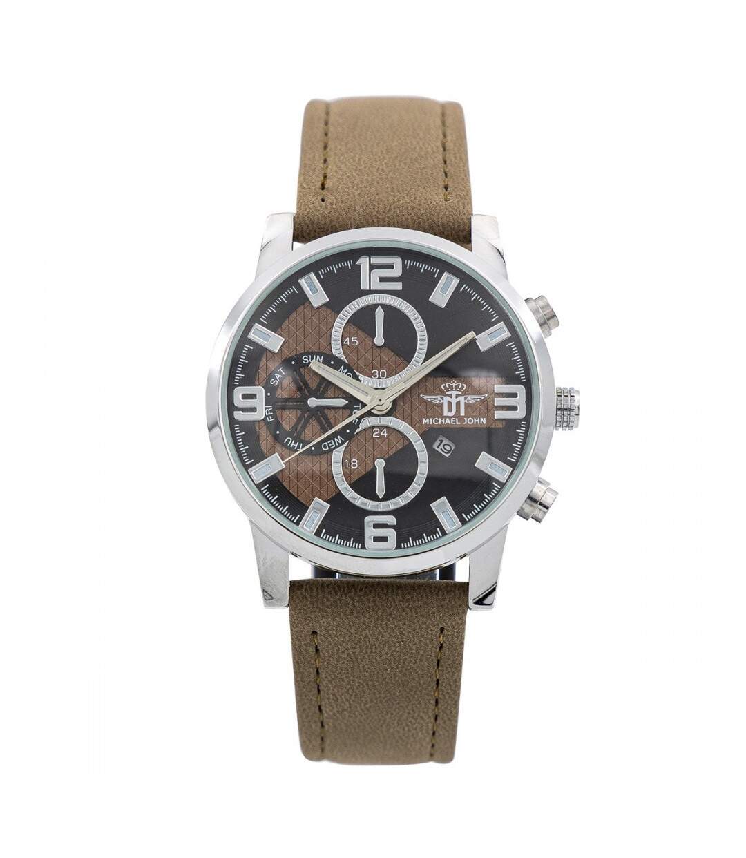 Montre Homme Gris Brun M. JOHN