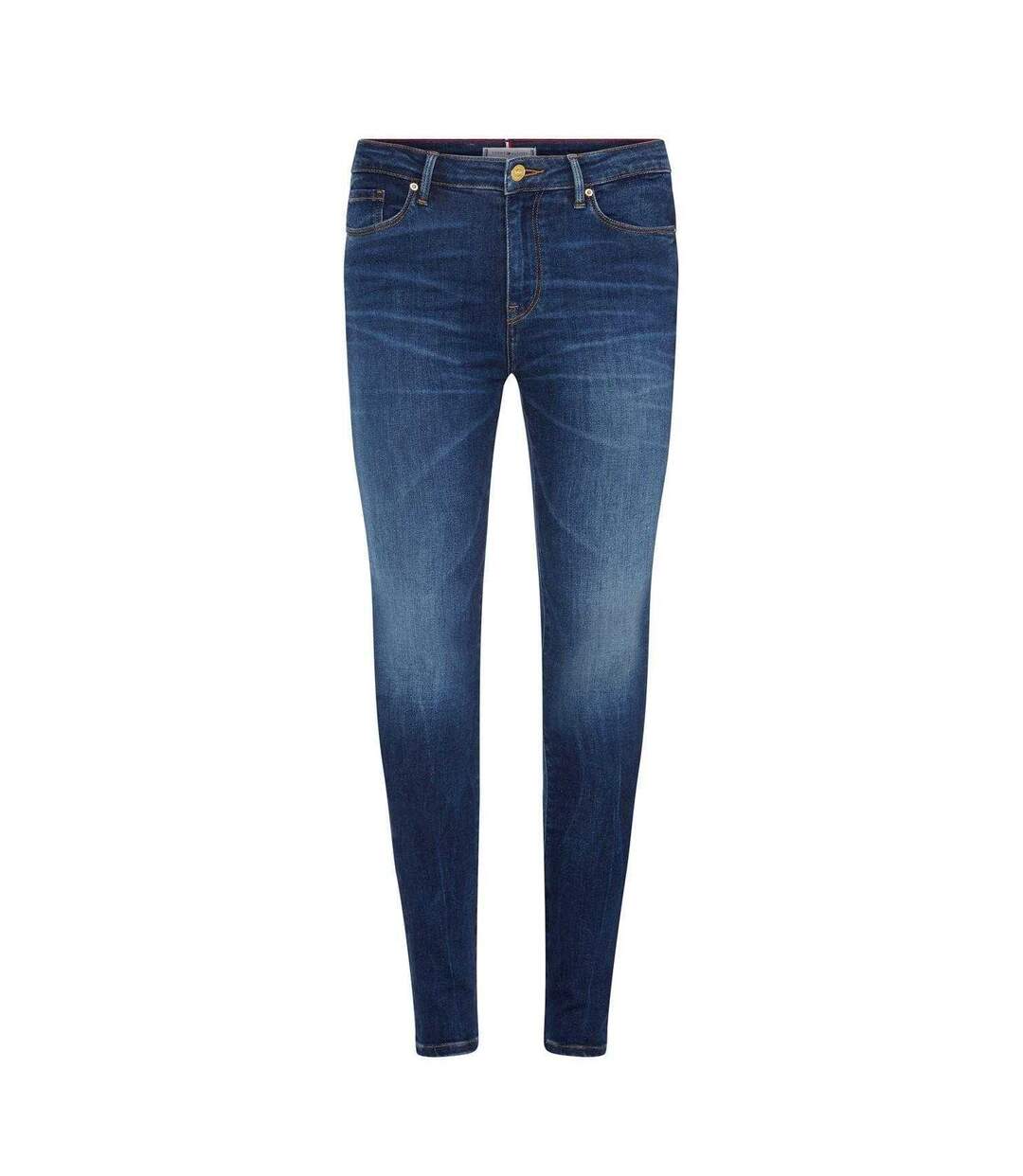 Womens/ladies Skinny Jeans Mid Wash Tommy Hilfiger-2
