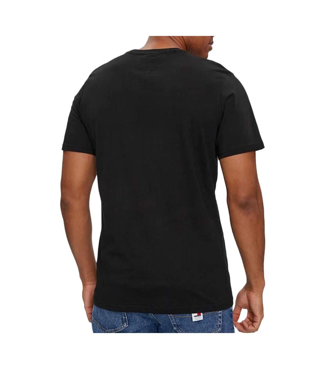 T-shirt Noir Homme Tommy Hilfiger DM0DM18569 - M-2