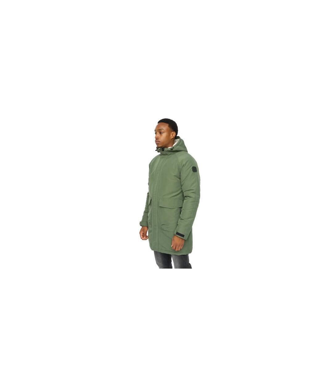 Mens Copfords Jacket Dark Olive Duck And Cover-1