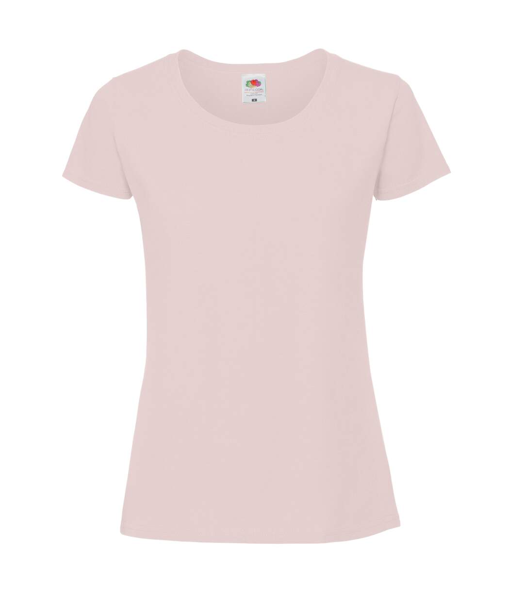 Womens/ladies Ringspun Premium T-shirt Powder Rose Fruit Of The Loom-1