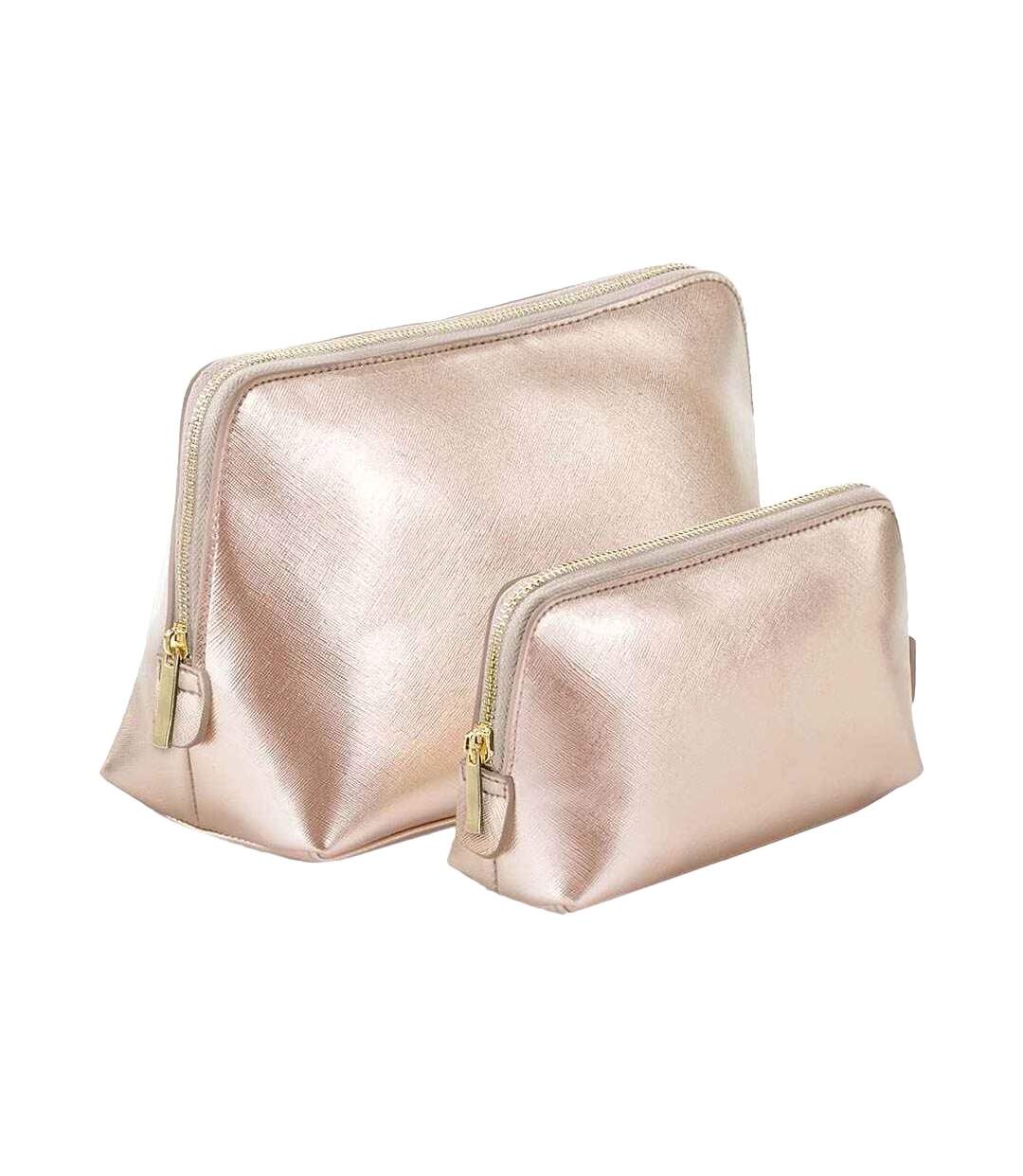 Trousse de toilette boutique m rose doré Bagbase