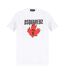 Mens Ghost Maple Leaf Cool Fit T-shirt White DSquared2-1