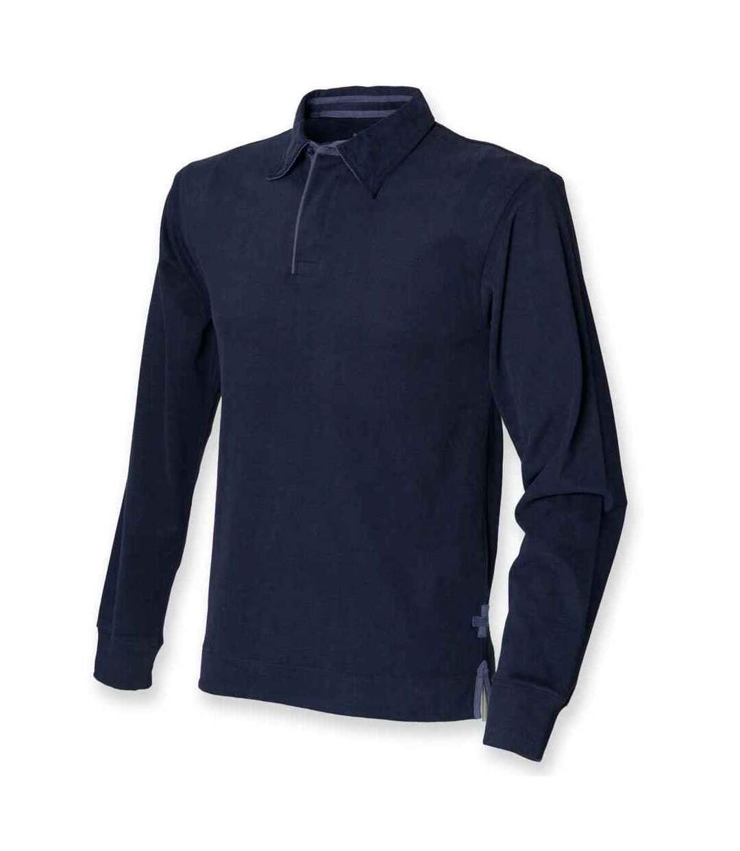 Haut de rugby homme bleu marine Front Row-1