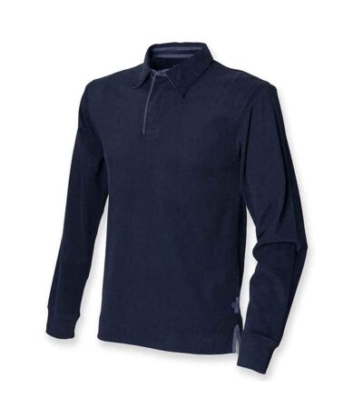 Front Row Mens Soft Touch Rugby Shirt (Navy) - UTPC6595