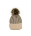 Bonnet luxembourg luxury adulte marron / beige HyFASHION