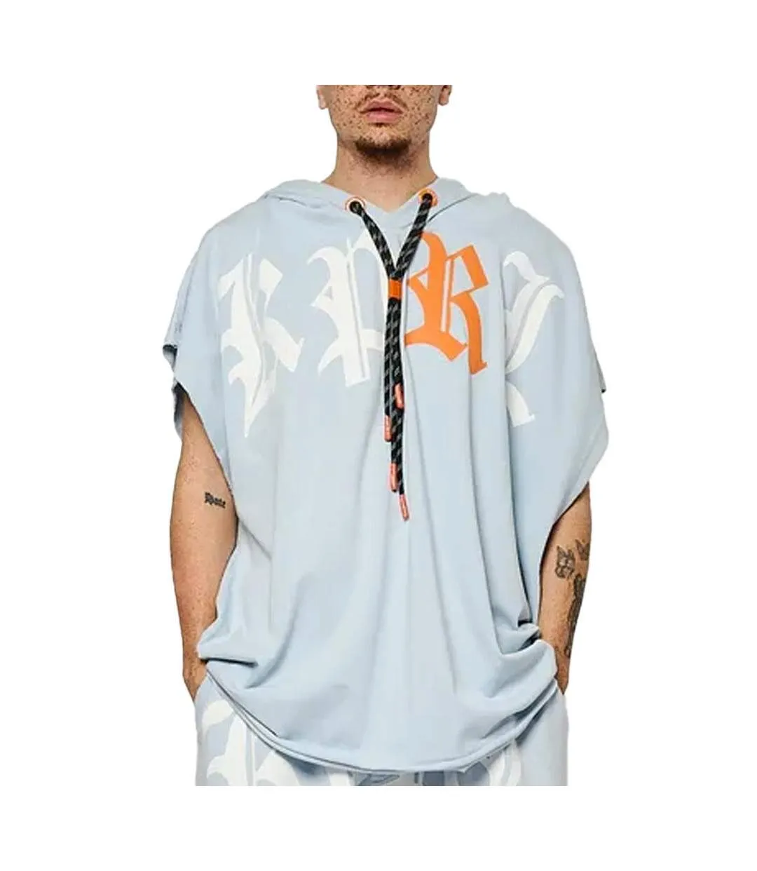 Sweat bleu/orange homme kaporal vank-1