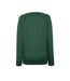 Fruit OF The Loom Ladies Fitted Lightweight Raglan Sweatshirt (240 GSM) (Bottle Green) - UTBC2656