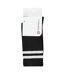 Unisex Adult Twin Stripe Technical Socks Black White Castelli-2