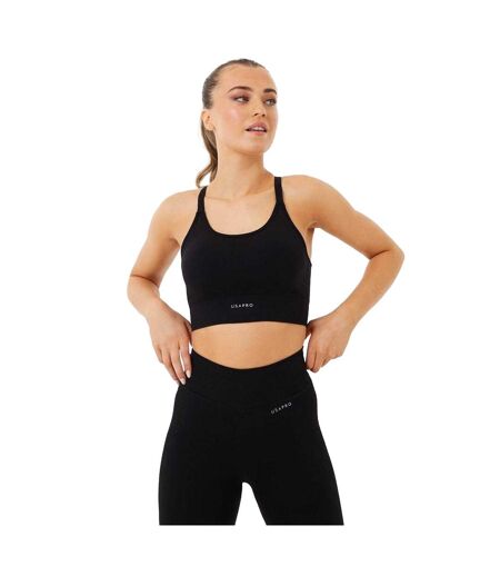 Brassière De Sport Motif/style Ajustable Femme Noir USA
