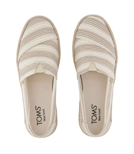Womens/ladies Alpargata Plus Shoes Oatmeal Toms