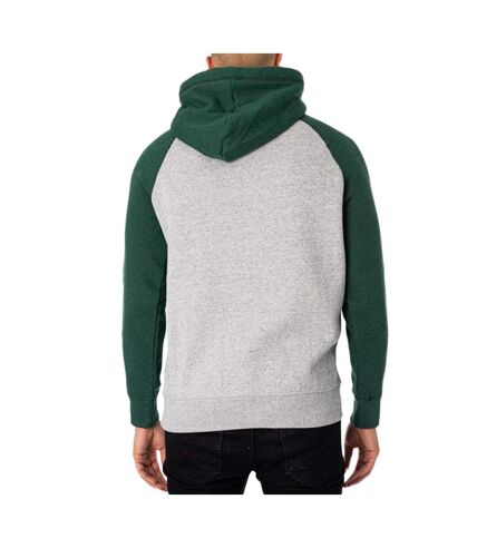 Sweat à Capuche Gris/Vert Homme Superdry Essential Baseball - 3XL