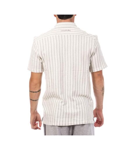Chemise ecru/beige homme teddy smith akuma
