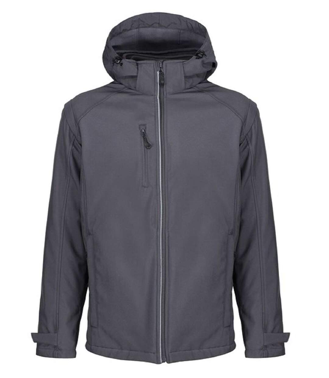 Veste softshell homme 4 en 1 - TRA713 - gris-1