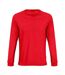 SOLS Unisex Adult Pioneer Cotton Long-Sleeved T-Shirt (Bright Red)