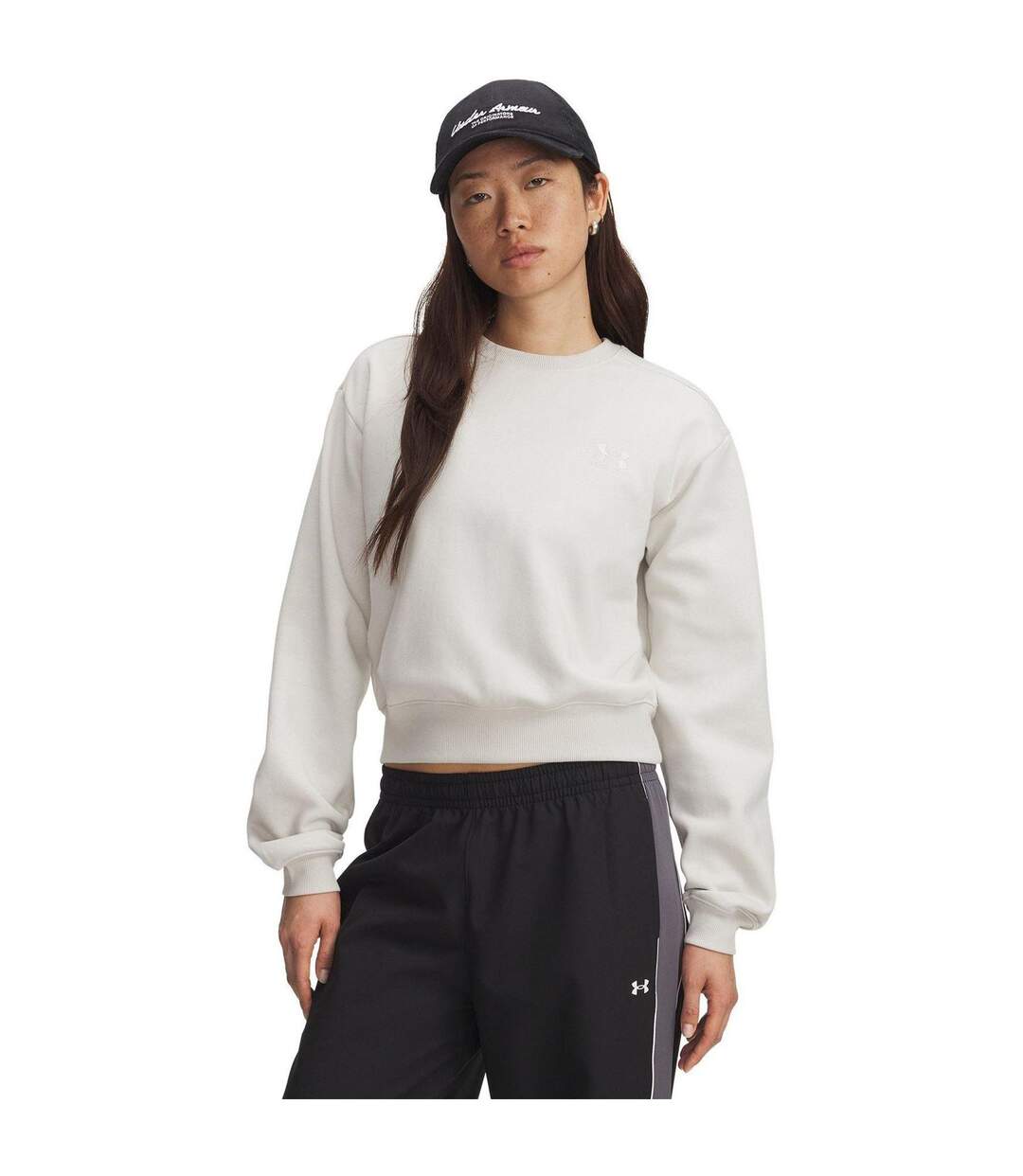 Sweat Court Motif/style Icône Vida Femme Blanc Under Armour-1
