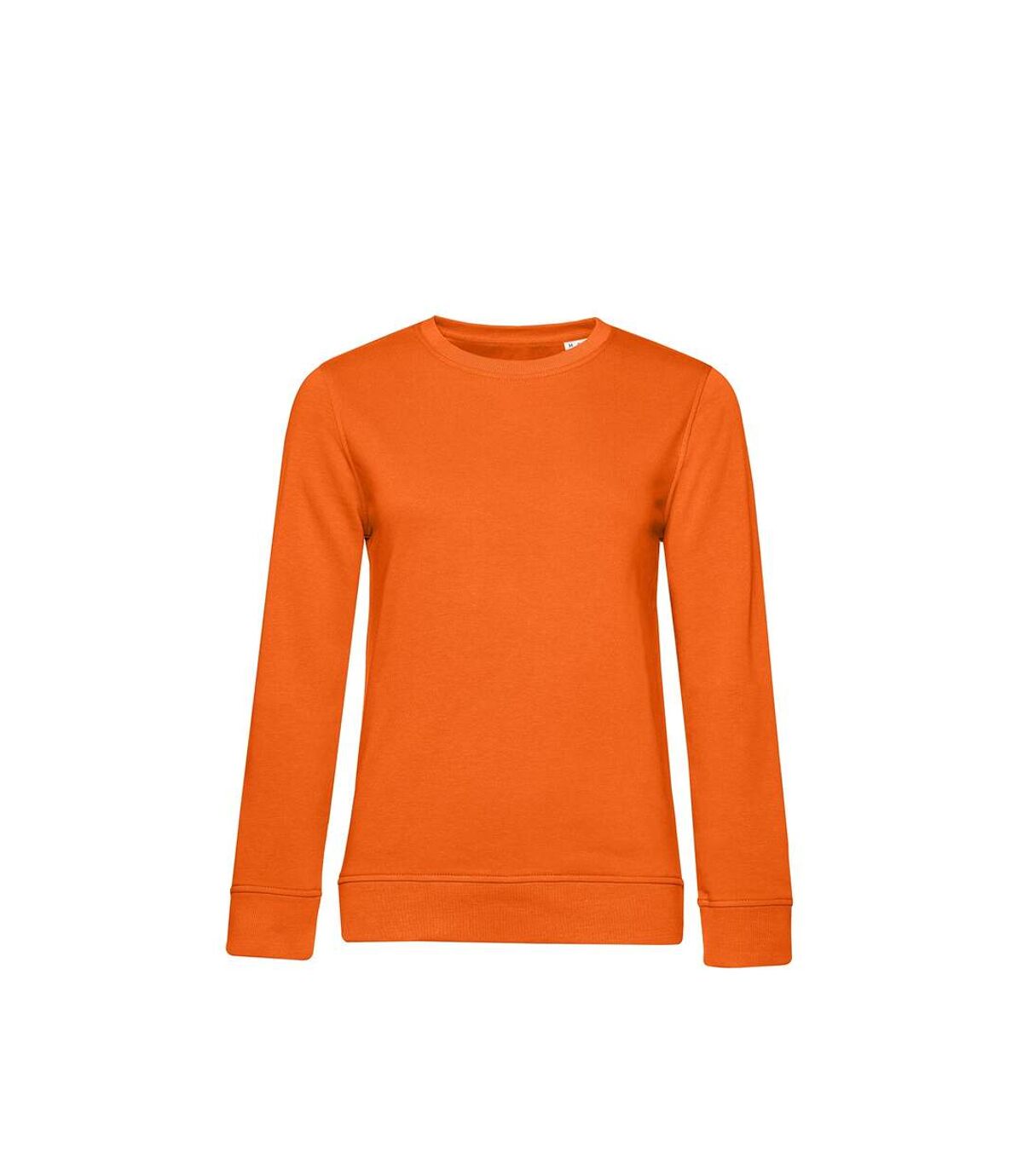 B&C Womens/Ladies Organic Sweatshirt (Orange)