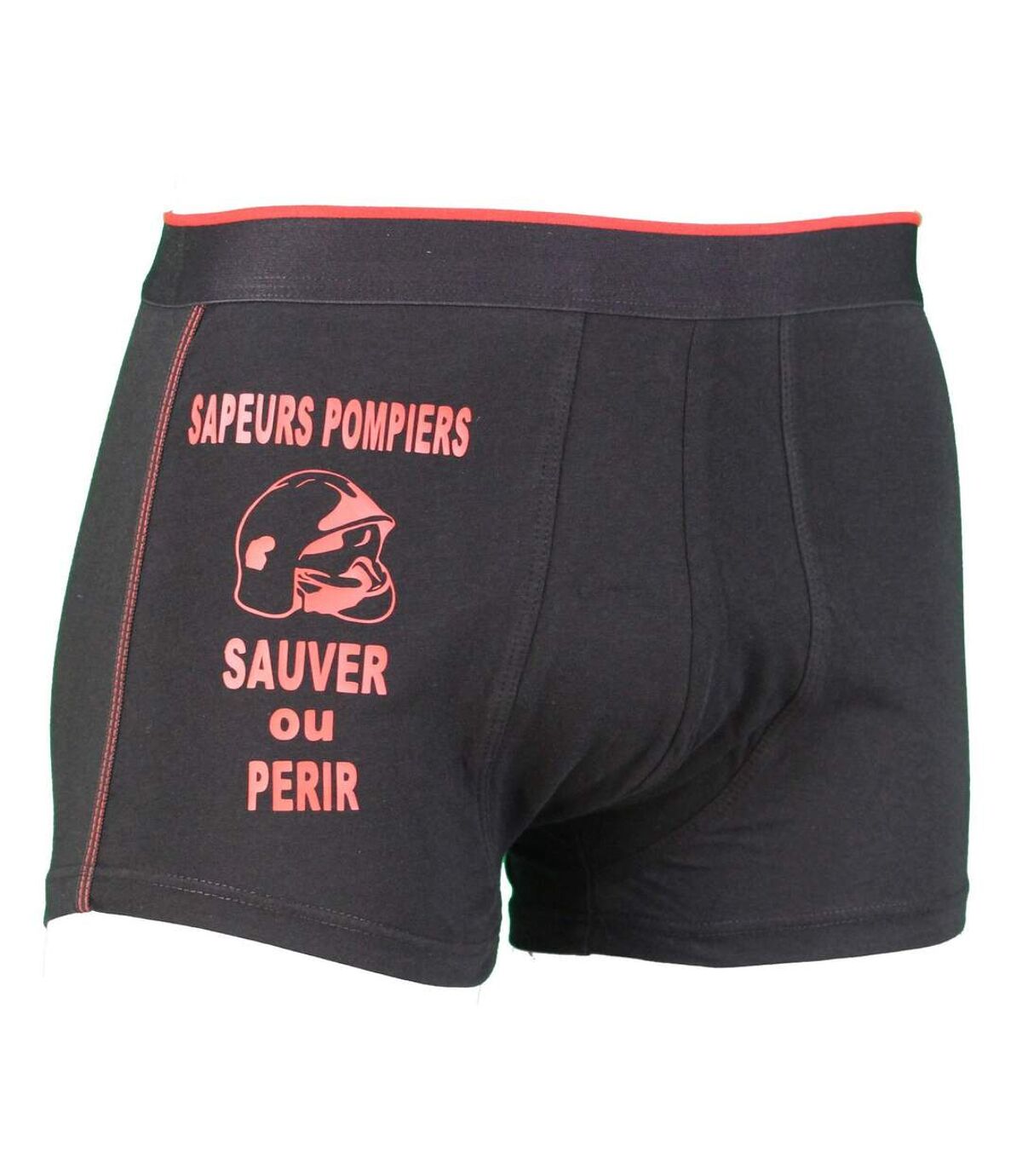 Boxer Sapeurs Pompiers Sauver ou Périr - Homme - noir