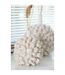 Vase Déco en Grès Saki 30cm Blanc-3