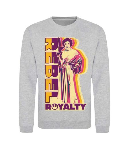 Sweat Motif Princesse Leia Adulte Blanc Star Wars
