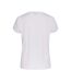 T-shirt Blanc/Rose Femme Pieces Merima - L