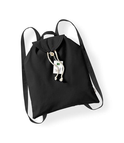 Westford Mill Organic Festival Backpack Bag (8 Liters) (Pack of 2) (Black) (One Size) - UTBC4175