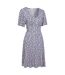 Womens/ladies como floral dress grey Mountain Warehouse