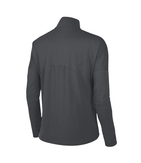 Womens/ladies Funnel Neck Regular Long-sleeved Top Anthracite Nike