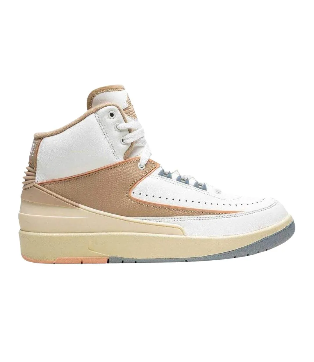 Baskets Air Jordan Retro Homme Blanc Brun Clair Nike-3