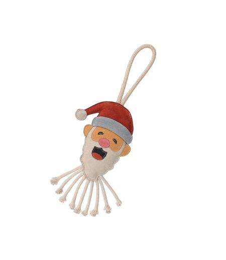 Santa claus christmas dog toy one size white/red Benji & Flo