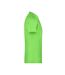 T-shirt Basic Homme Vert Citron James And Nicholson-3