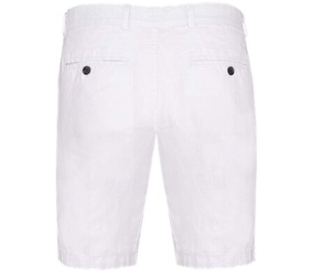 Bermuda en lin - Homme - PATS711 - blanc