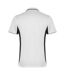 Unisex Adult Montmelo Short-sleeved Sports Polo Shirt White Black Roly-2