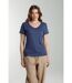 Tee shirt col v manches courtes femme Maddy Twilight  | Gerard Pasquier-2