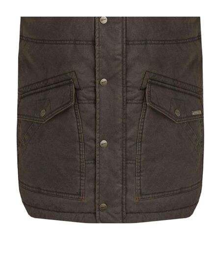 Mens dover padded vest bark Weird Fish