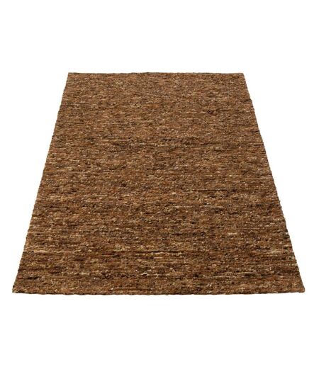 Tapis Tissé en Laine Wild 160x230cm Marron
