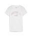 T-Shirt blanc femme puma logo lab - l-1