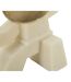 Statuette Déco Samouraï Oda 18cm Blanc & Or-5