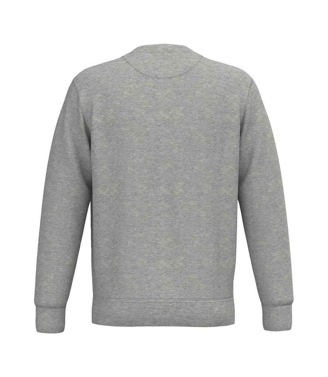 Sweat Adulte Gris Clair Chiné Native Spirit-3