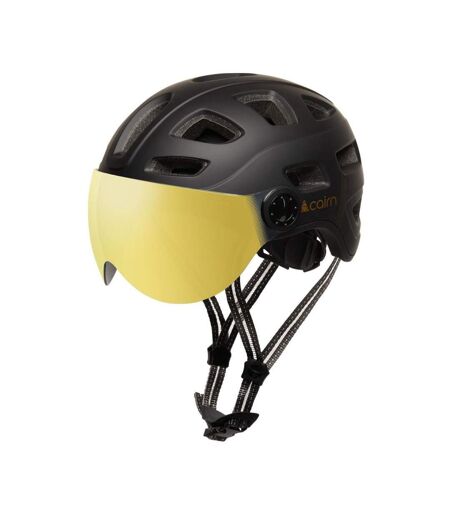 Casque de vélo noir adulte cairn quartz visor led - l